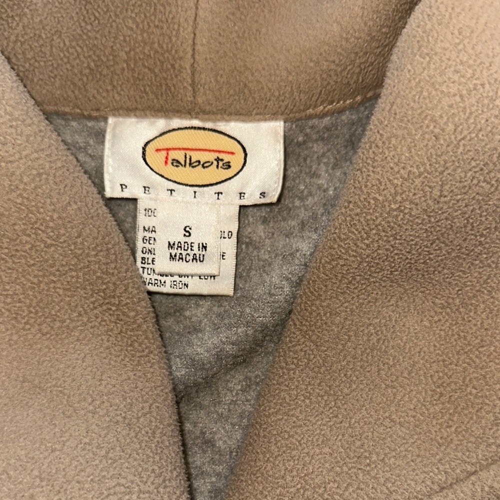 Talbots fleece jacket - Picture 3 of 5